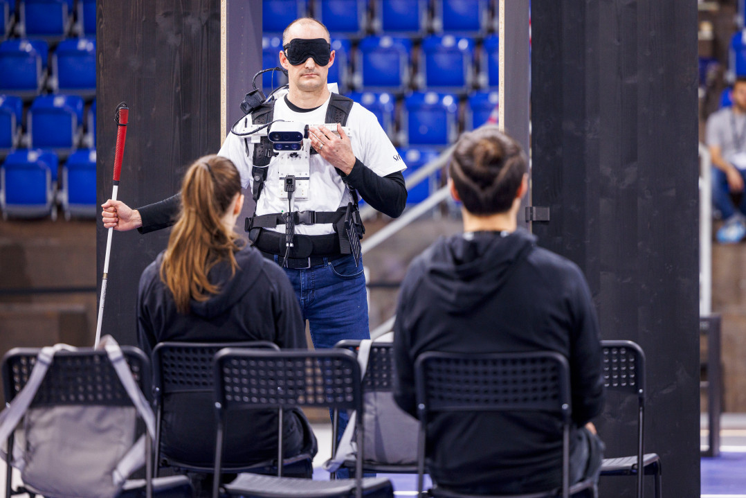 Sight Guide: A Wearable Assistive Perception and Navigation System for the Vision Assistance Race in the Cybathlon 2024