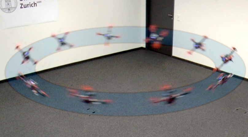 Computing The Forward Reachable Set for a Multirotor Under First-Order Aerodynamic Effects